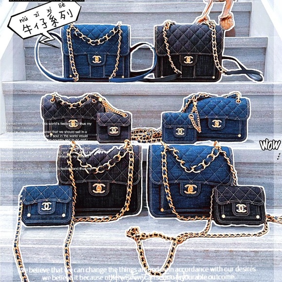 Chanel Denim bag 23s small - Picture 2 of 9